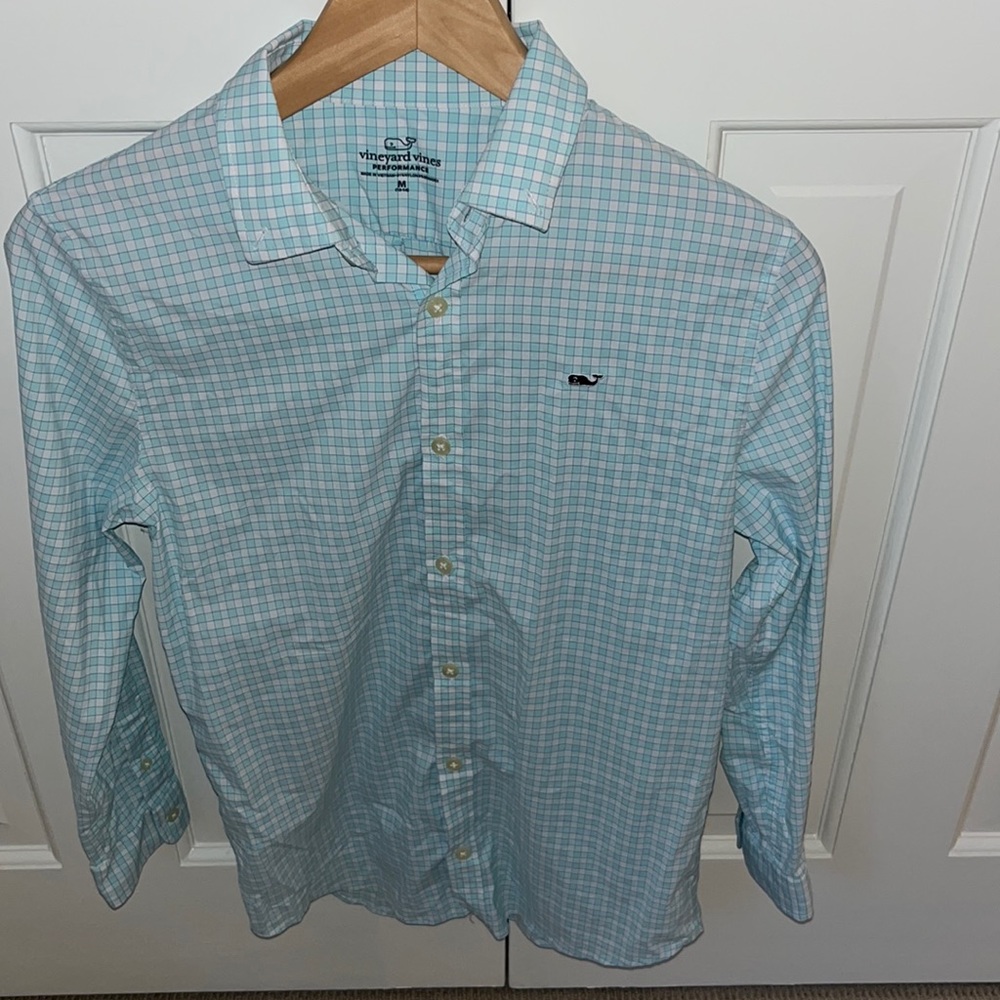 Boy's Vineyard Vines Performance Teal size M